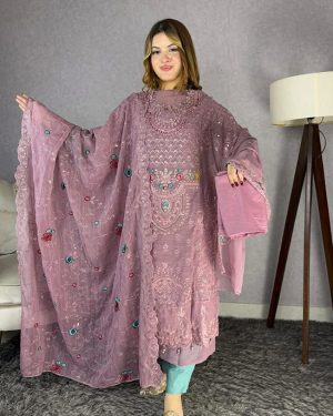 Unstitched Salwar Kameez (Coffer Peas)