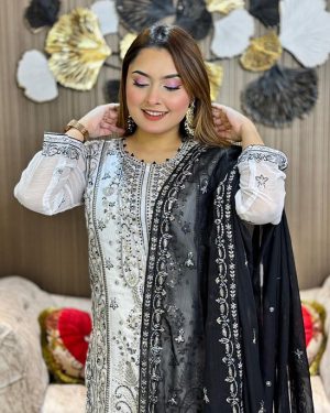 Unstitched Salwar Kameez (S Sada kalo)