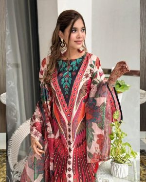 Stitched Salwar Kameez (Silk-6006)