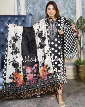 Stitched Salwar Kameez (Ball Black)