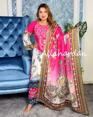 Stitched Salwar Kameez (Silk-6002)