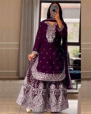 Readymade Gharara Dress (JAM)