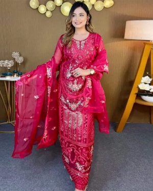 Stitched Salwar Kameez (Inner Print)