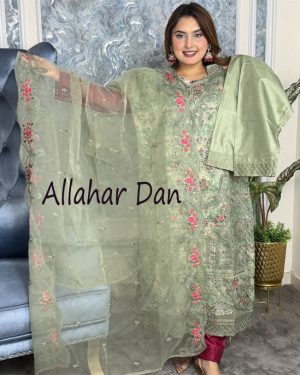Pakistani Elite Design Party Wear (CM-18) ইনার-প্রিন্ট পানি
